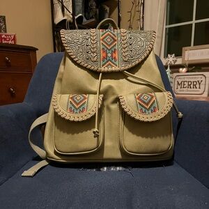 Montana West Embroidered Aztec Backpack NWT